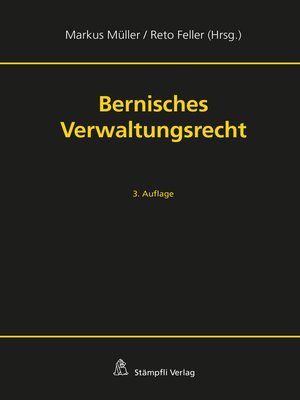 cover image of Bernisches Verwaltungsrecht